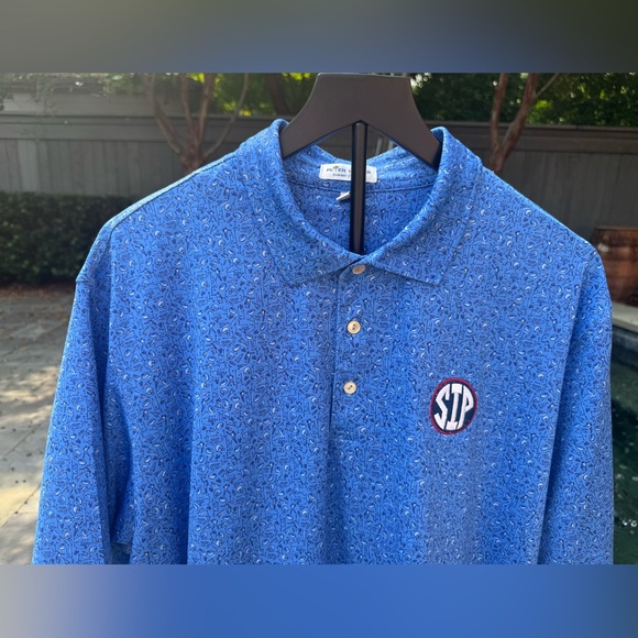 ARE YOU READY? Rare Peter Millar Ole Miss SIP Gameday Polo! - XL - EUC - Picture 3 of 5